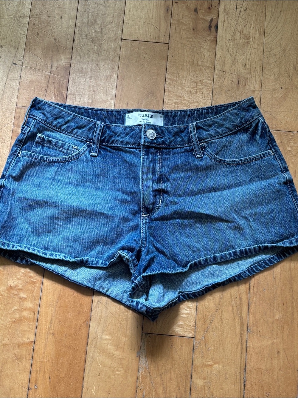 Hollister High Rise A-line Jean Shorts - size 12